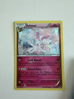 Sylveon XY Furious Fists 72/111 Pokemon English Cracked Ice Holo 2014 - Image 1