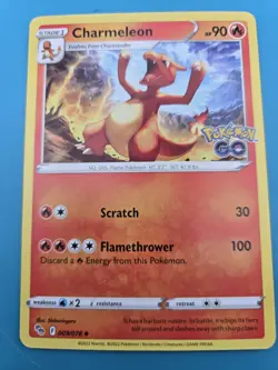 Charmeleon 009/078 Pokemon GO Regular NM - Image 1
