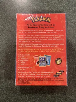 Pokemon TCG Base Set 2 Hot Water Theme Deck Sealed 2000 - Image 2
