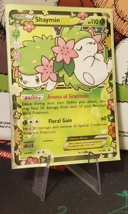 Shaymin EX XY148 Black Star Promo Full Art Generations Pokemon TCG LP - Image 1