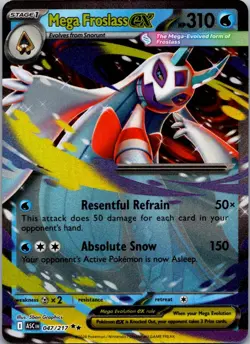 Mega Froslass ex 047/217 Double Rare ME: Ascended Heroes Pokemon Near Mint - Image 1