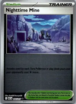 Nighttime Mine 197/217 Uncommon Ascended Heroes Pokemon Reverse Holo Near Mint - Image 1