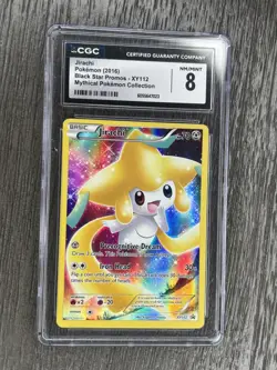 CGC 8 NM MINT Jirachi XY112 Black Star Promo Mythical Collection 2016 Pokemon - Image 1