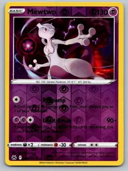 Mewtwo 059/159 Holo Rare Crown Zenith Pokemon Reverse Holo Near Mint - Image 1