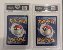 1999 Pokemon Base Set 1st Edition Bulbasaur & Ivysaur PSA 6 - Image 2