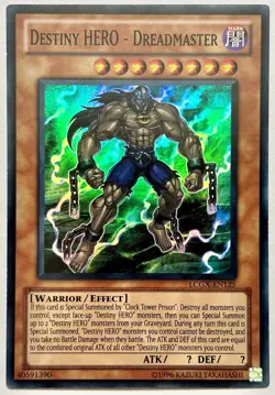LCGX-EN125 Destiny HERO - Dreadmaster - Super Rare Unlimited Near Mint - Image 1