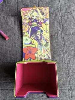 Mana Moon Amanda Lapalme Yugioh - Neon Maikos Regalia Deck Box + Sleeves * More - Image 3