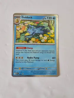 Golduck 008 Cosmos Holo Promo ME: Mega Evolution Promo Pokemon Holo Near Mint - Image 1