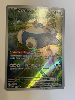 Pokemon TCG Snorlax 051 SV Scarlet & Violet 151 Black Star Promo ETB NM - Image 1