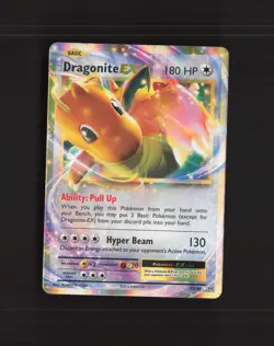 Dragonite EX 72/108 Evolutions Ultra Rare Holo Pokemon Card LP - Image 1