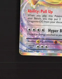 Dragonite EX 72/108 Evolutions Ultra Rare Holo Pokemon Card LP - Image 5