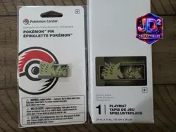 Pokemon TCG – Opening Scene Playmat + Exclusive Pin | Pokemon Center Exclusive - Image 1