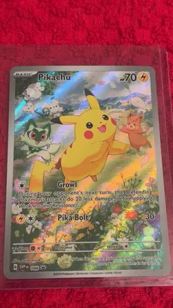 Pokemon Pikachu 088 Sv: Scarlet & Violet Promo Holo 70 HP Basic English 2024 - Image 1