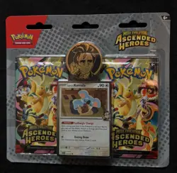 Pokemon TCG Mega Evolution Ascended Heroes Larry’s Komala 2 Pack Blister Sealed - Image 1