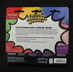 Pokemon TCG Mega Evolution Ascended Heroes Larry’s Komala 2 Pack Blister Sealed - Image 2