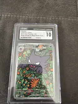 Haunter 027 Holo Promo - CGC Gem Mint 10 - Mega Gengar ex Battle Deck- Pokemon - Image 1