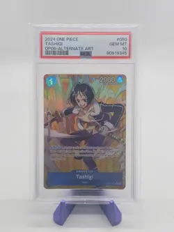 One Piece Tashigi Alt Art OP06-050 English Wings of the Captain PSA 10 - Image 1