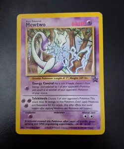 Pokemon Card - Mewtwo 12/53 Wotc Promo Regular - Image 1