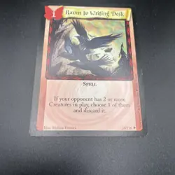 Harry potter trading card tcg basic raven to writing desk 34/116 rare eng - Image 2