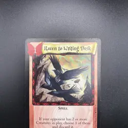 Harry potter trading card tcg basic raven to writing desk 34/116 rare eng - Image 3