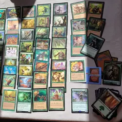 Commander Magic Deck 100 Cards = Complete MTG Mono Green ***ELVES Tribal ELF*** - Image 2