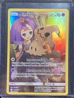 Pokemon TCG Mimikyu Secret Rare SM Cosmic Eclipse Card 245/236 - Image 1