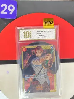 Chinese-Shanks OP01-120 SEC One Piece Card Game Grade10 - Image 1