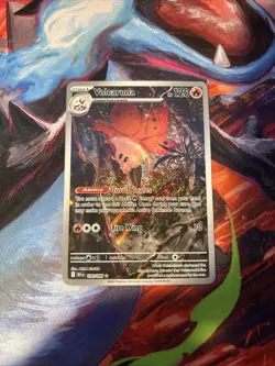 Pokemon TCG Black Bolt: Volcarona Illustration Rare Card 100/086 Mint Condition - Image 1