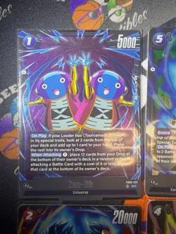 Dragon Ball Fusion World FB09 SR Lot Dual Evolution Super Rare Lot 8 Cards - Image 3
