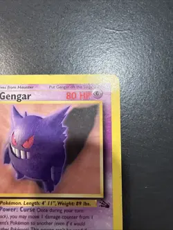 Pokemon TCG Gengar Fossil 20/62 Non-Holo Card Unlimited WOTC 1999 - Image 4