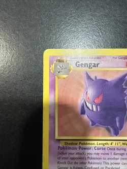 Pokemon TCG Gengar Fossil 20/62 Non-Holo Card Unlimited WOTC 1999 - Image 5