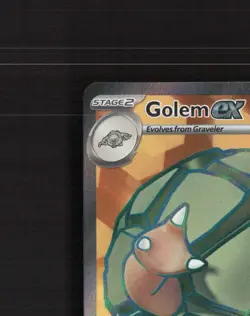 Golem ex 189/165 Scarlet & Violet 151 Full Art Ultra Rare Holo Pokemon Card NM - Image 3