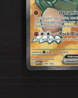 Golem ex 189/165 Scarlet & Violet 151 Full Art Ultra Rare Holo Pokemon Card NM - Image 5