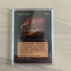 Shallow Grave #141 Mirage Regular Rare (Reserve List) NM - Image 1