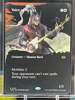 Voice of Victory (Borderless) Tarkir: Dragonstorm Regular - Image 1