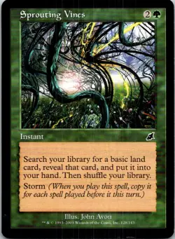 Sprouting Vines 128 C Scourge LP MTG - Image 1