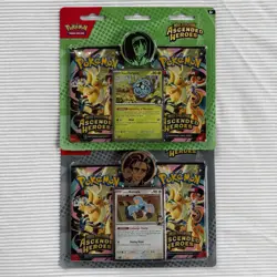 Pokemon TCG Ascended Heroes 2-Pack Blisters Erika and Larry Set Of 2 SEALED - Image 1