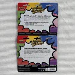 Pokemon TCG Ascended Heroes 2-Pack Blisters Erika and Larry Set Of 2 SEALED - Image 4