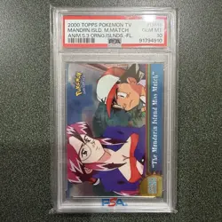 Pokemon PSA 10 Mandarin Island Miss Match OR16 Foil 2000 Topps TV Series 3 Pop 4 - Image 1