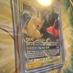 Pokemon Pikachu & Zekrom GX Ultra Rare Holo TAG TEAM 33/181 Sm-Team Up 240 HP - Image 4