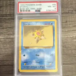 Pokemon Staryu Base Set 65/102 Common Basic 40 HP Regular English Card 1999 - Image 1