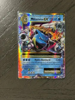 Pokemon TCG M Blastoise EX Ultra Rare 22/108 Evolutions Holo - Image 1