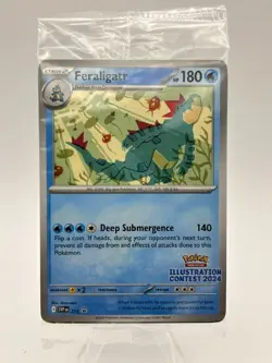 Pokemon TCG Illustration Contest 2024 - SVP213 SVP214 SVP215 x3 Promos Sealed - Image 1