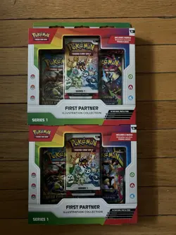 Pokemon TCG First Partner Illustration Collection Series 1 - Sealed Lot Of 2 - Image 1