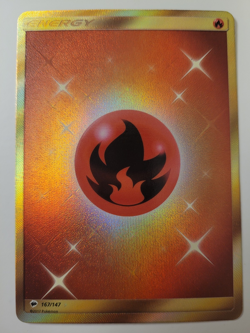 Fire Energy (Secret Rare) Pokemon SM-Burning Shadows 167/147 - Image 1