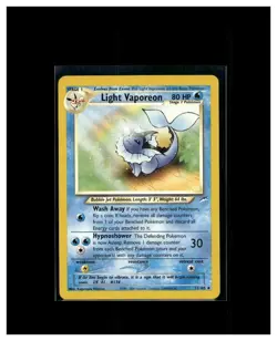 Pokemon TCG Light Vaporeon 52/105 Neo Destiny Regular - Image 1
