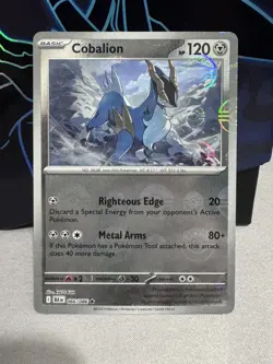 Cobalion [66/86] 2025 Black Bolt Reverse holo Rare Pokeball Pattern Pokemon TCG - Image 1
