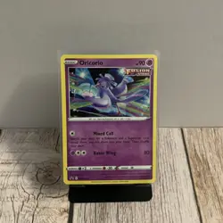 Oricorio SWSH210 Holo HD Galaxy Swirl Pokemon TCG Sword Shield Black Star Promo - Image 1