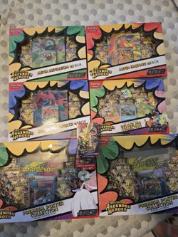 Pokemon Ascended Heroes Premium Poster & Pin Collection Sealed - Image 1