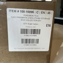 Factory Sealed Case Of 6 Pokemon TCG Prismatic Evolutions Surprise Boxes - Image 2